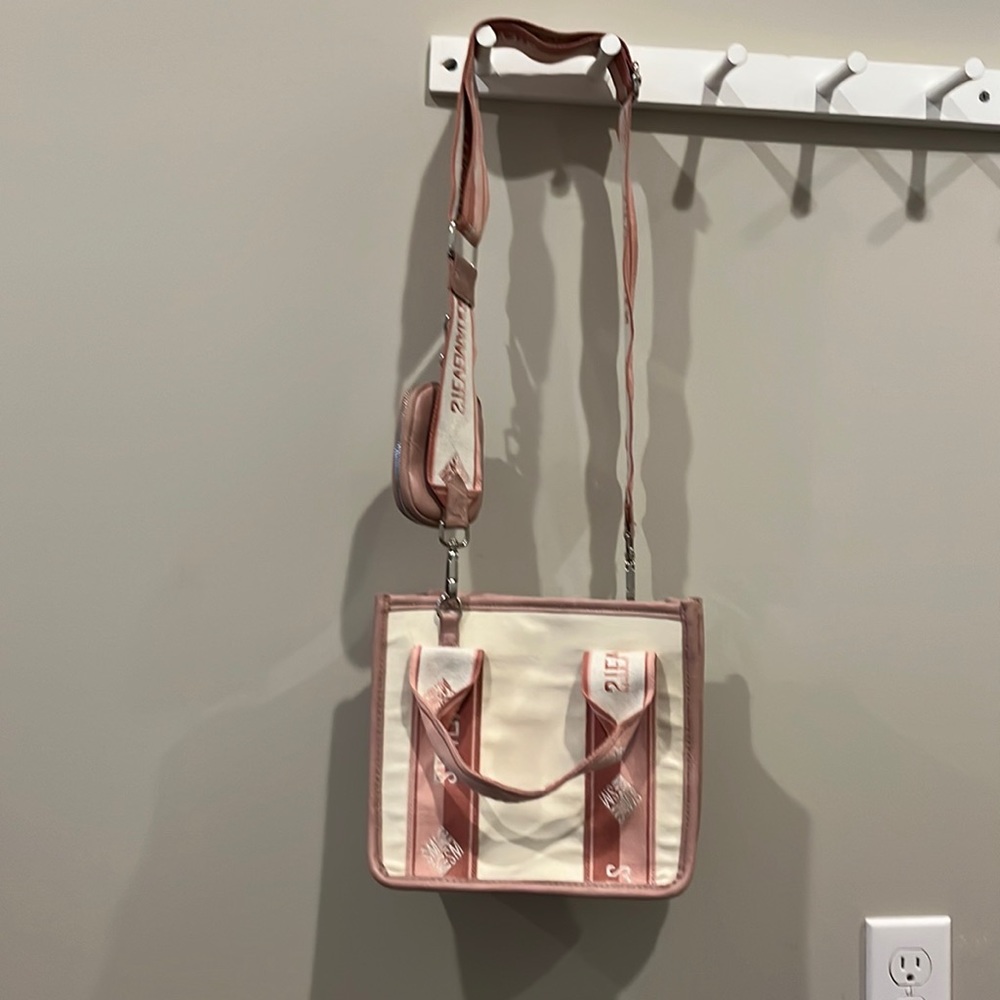 Pink Steve Madden “TikTok” bag.  Crossbody pink